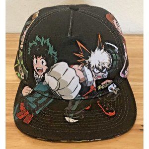 MY HERO ACADEMIA JAPANESE ANIME ANIMATION SNAP BACK BASEBALL MENS OSFM CAP HAT